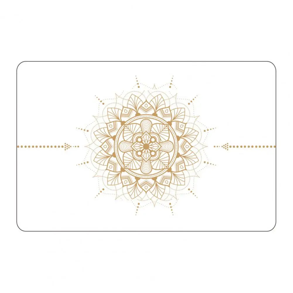 Rubber Yoga Mat Super Soft Thick Portable Mini Auxiliary Pad