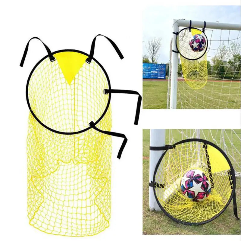 1/2pcs Football Target Net Foldable Football Training Nets Easy To Attach And Detach Soccer Goal For Football Training Practice